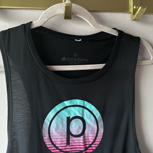 Pure Barre Navy Blue Tank Top Size M - Picture 2 of 7